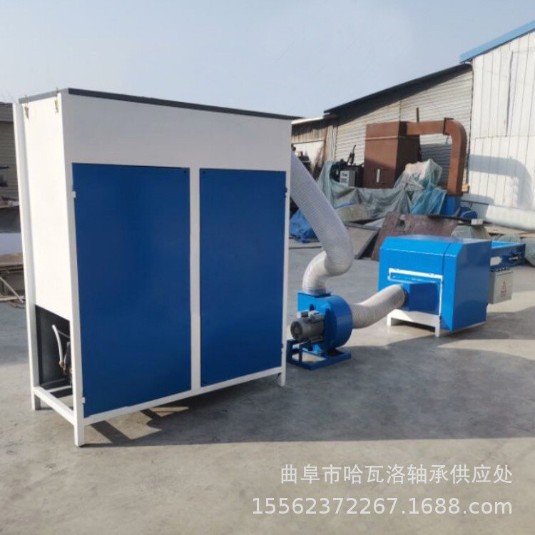 双口枕芯抱枕充棉机 玩具宠物窝充装机 原棉短纤维棉开棉机