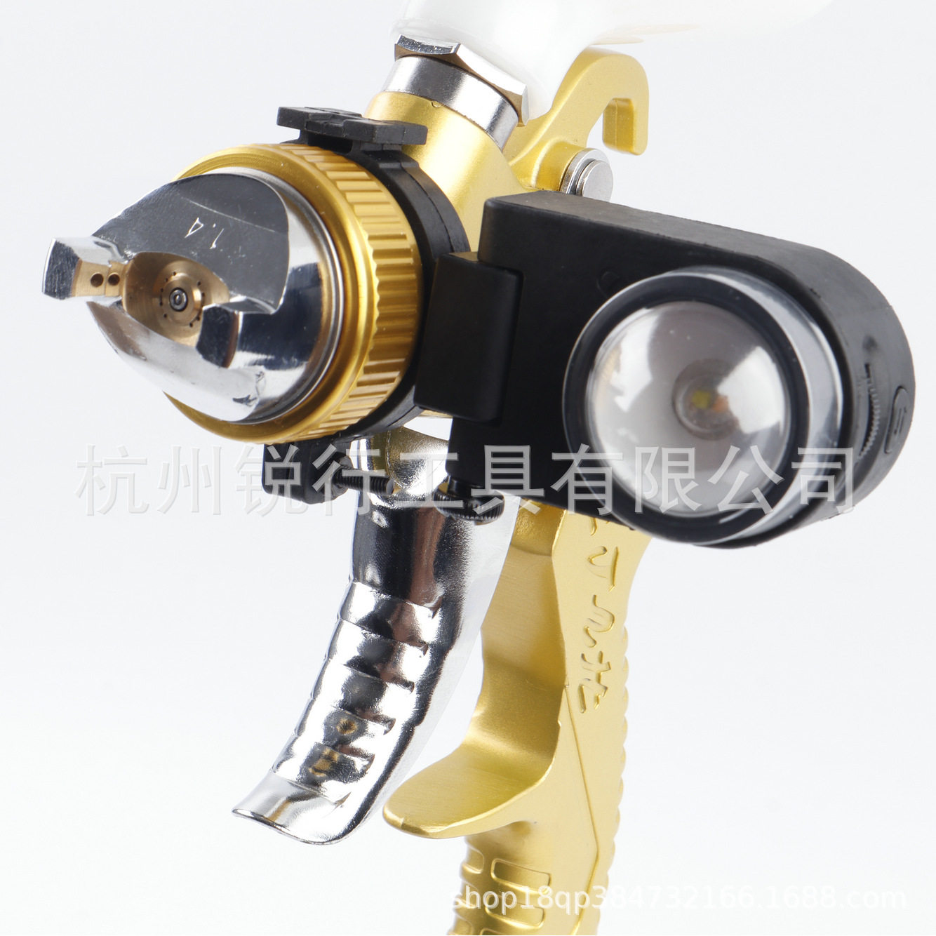 油漆枪专用补光灯USB充电式喷漆照明灯辅助探照灯喷涂照明工具