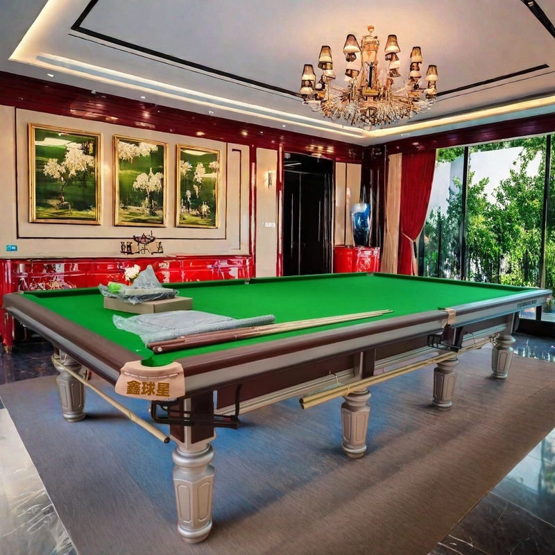 标准球房俱乐部家用钢库英式斯诺克桌球台厂家批发斯诺克台球桌