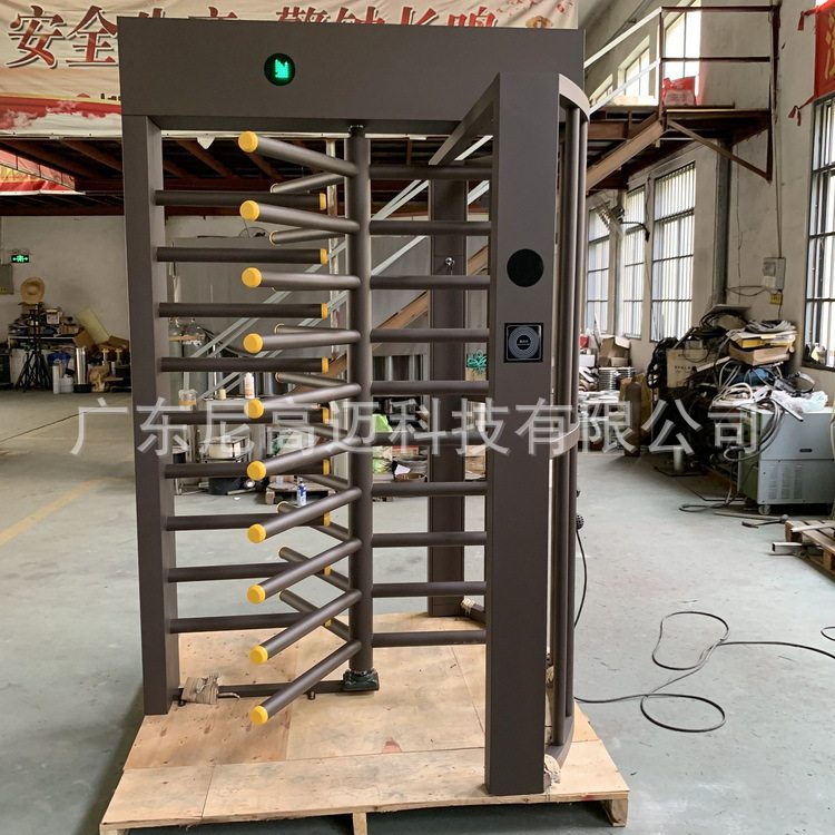 全高半自动单通道双向三翼旋转门电动刷卡考勤栏杆栅栏挡防尾随门