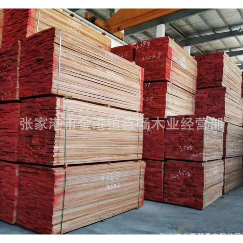 进口漆木板材 红胡桃漆木原木 红胡桃漆木板材 可定防腐工程木料