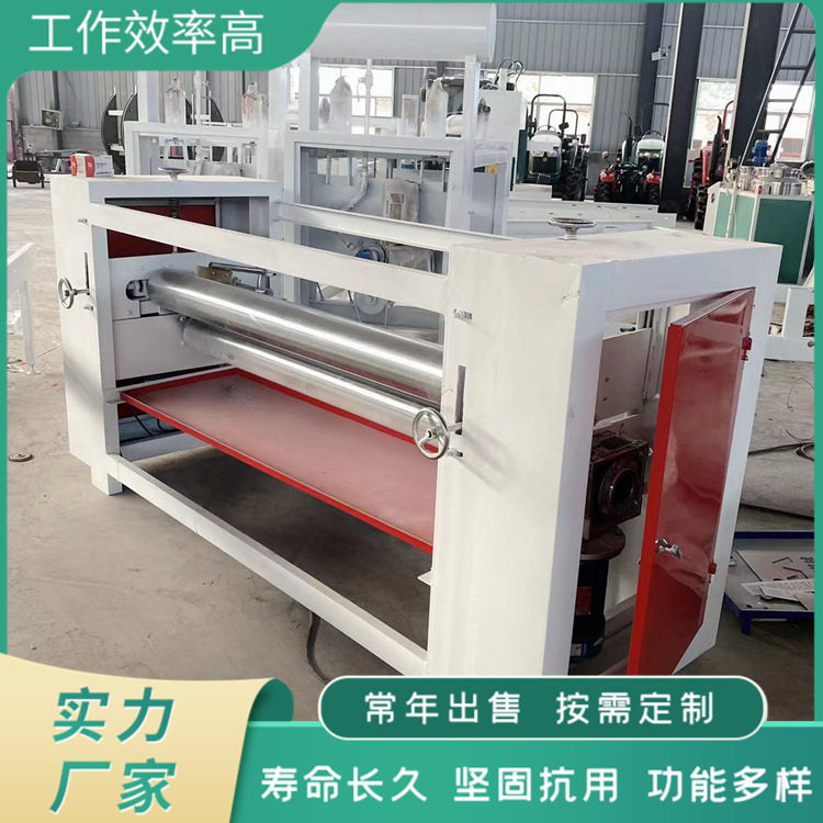 拼接板条双面四轮涂胶机