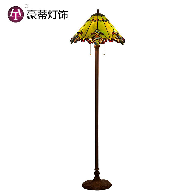 帝凡尼艺术彩玻落地灯