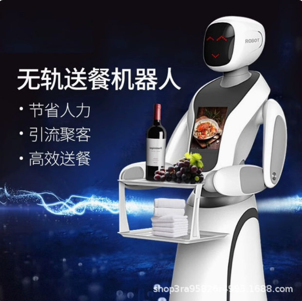 智能人形送餐迎宾机器人定金
