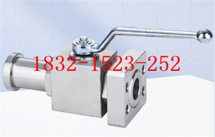 BKH-SAE210-25-D/S一端SAE整体法兰一端分体法兰高压球阀21.0MPa