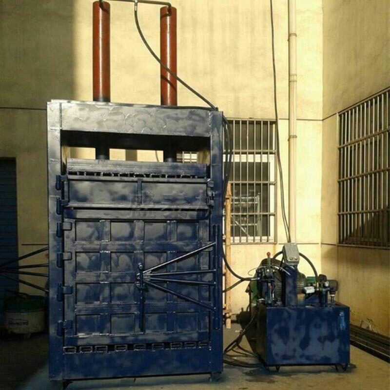 压包机废纸边角料废物处理打包纸箱薄膜旧废品编织袋废纸箱打包机