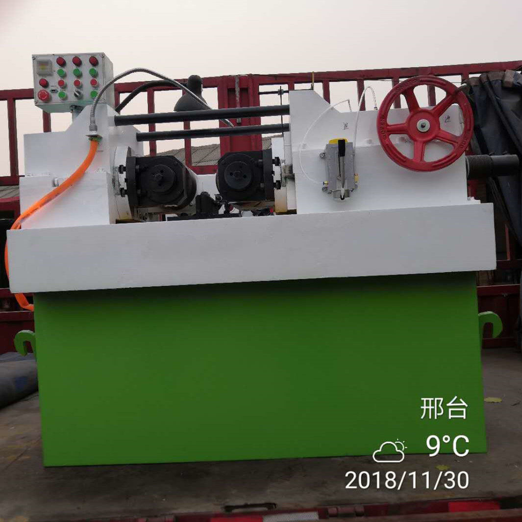 塔西机械滚花机自动网纹滚丝机建筑机械螺纹加工钢筋圆钢加工丝牙