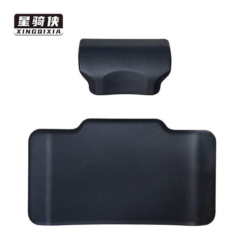星骑侠36机车铝合金尾箱靠背45L后备箱背靠55l车尾箱背垫65靠垫图片