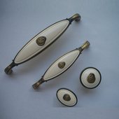 衣柜拉手欧式 柜门小拉手简约花朵把手 橱柜门把手仿古青古美式