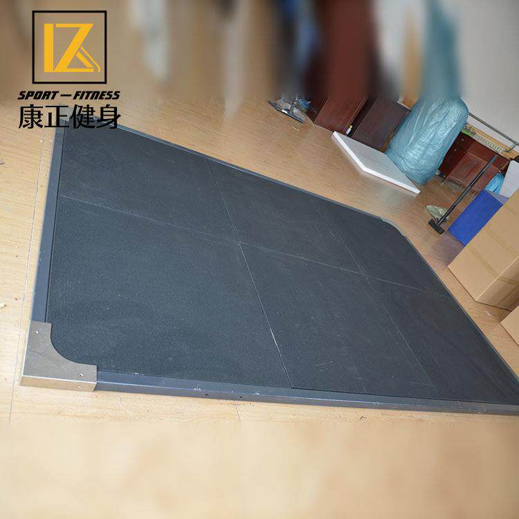 销售举重台健身房弹跳板健身橡胶台随意大小尺寸安全可靠静音