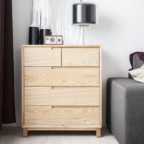 弄舍/五斗柜实木收纳柜卧室客厅靠墙储物柜橱柜现代简约北欧