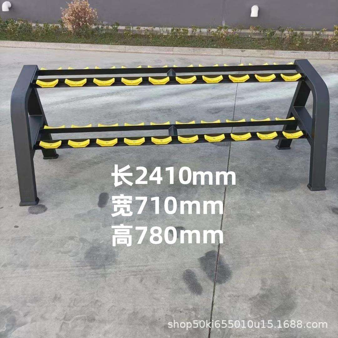 哑铃架子家用男士哑铃三角小支架收纳3对6对健身房商用哑铃架套装
