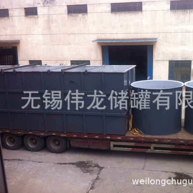 大型方箱钢衬塑酸洗槽  15米*3米*3米