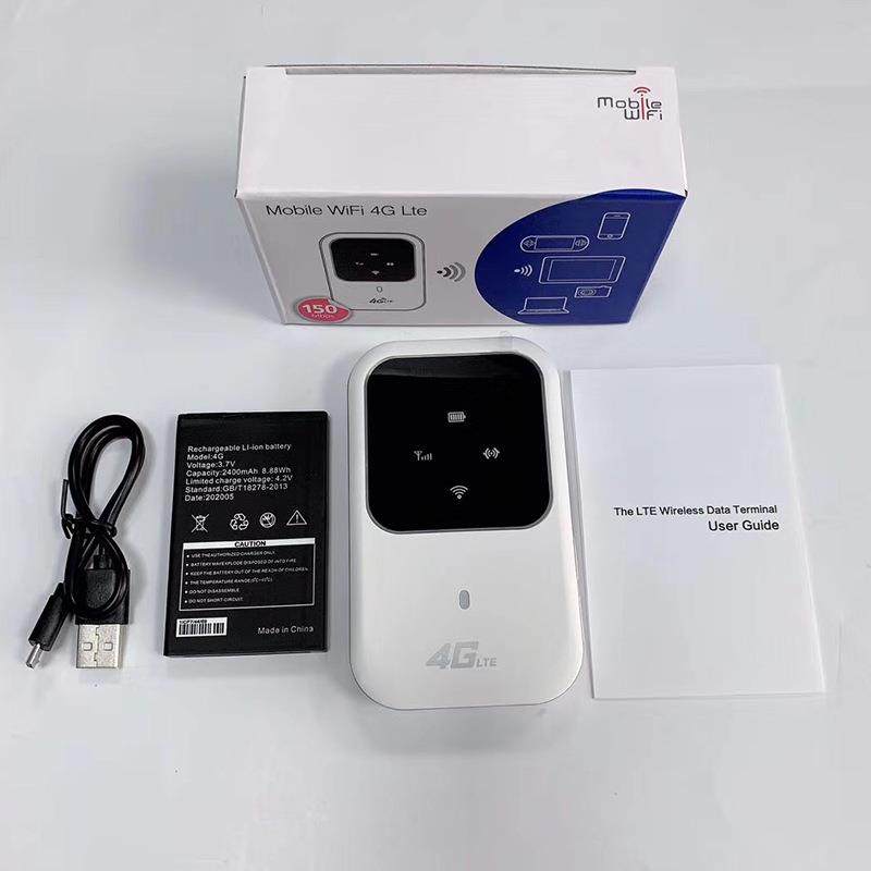 现货4G无线路由器移动随身Wi-Fi车载分享器sim卡槽LTEMIFImodem