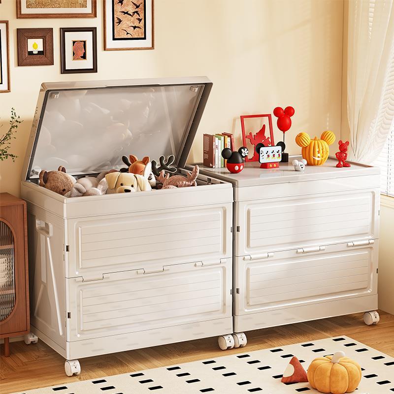 玩具收纳箱超大容量衣服衣物整理箱可折叠带盖收纳神器储物箱子