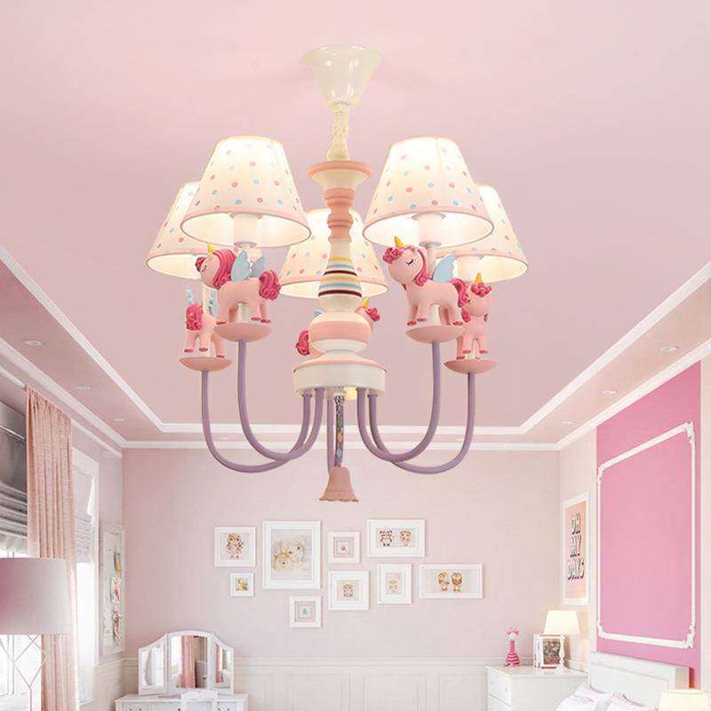 现代简约儿童房吊灯男孩女孩灯具公主房间卧室灯创意卡通护眼led
