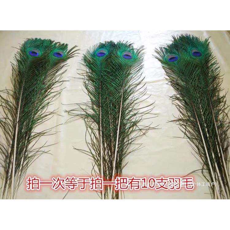 家居饰品摆件孔雀羽毛真孔雀毛花瓶装饰品孔雀翎尾婚庆羽毛