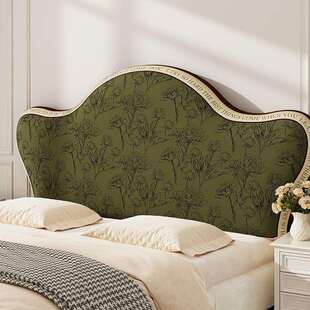 美式复古床头罩轻奢感欧式全包床头保护罩新款软包靠背弹力套