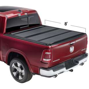 L硬三折皮卡车后盖防尘防水遮挡板公羊道皮奇卡车床车斗8英尺