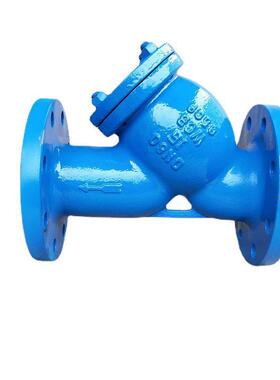 GL41H-16C铸钢DN40管道过滤器蒸汽导热油y型法兰过滤器dn50100