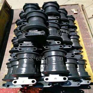 200挖机链条支重轮PC200矿山承重地轮200链条支撑轮履带轮