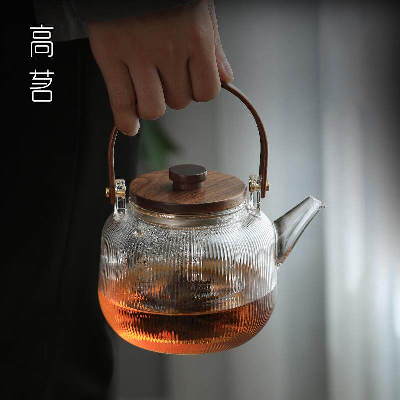A5L玻璃煮茶壶电陶炉泡茶蒸煮老白茶围炉煮茶器茶炉烧水壶耐