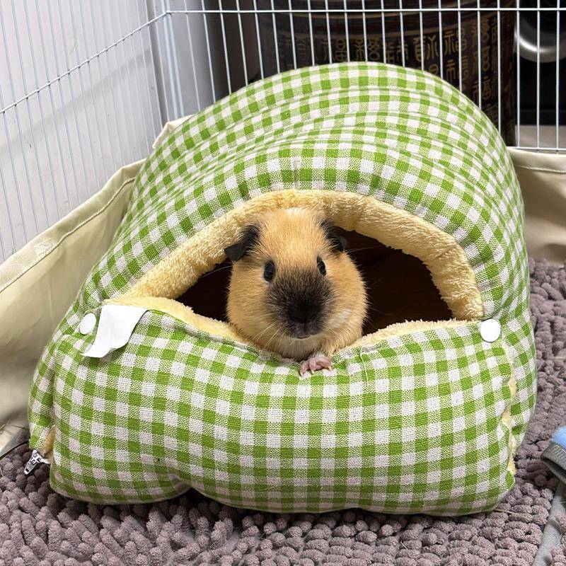 仓鼠过冬窝荷兰猪豚鼠花枝鼠金丝熊保暖棉窝加棉加厚大空间过冬窝