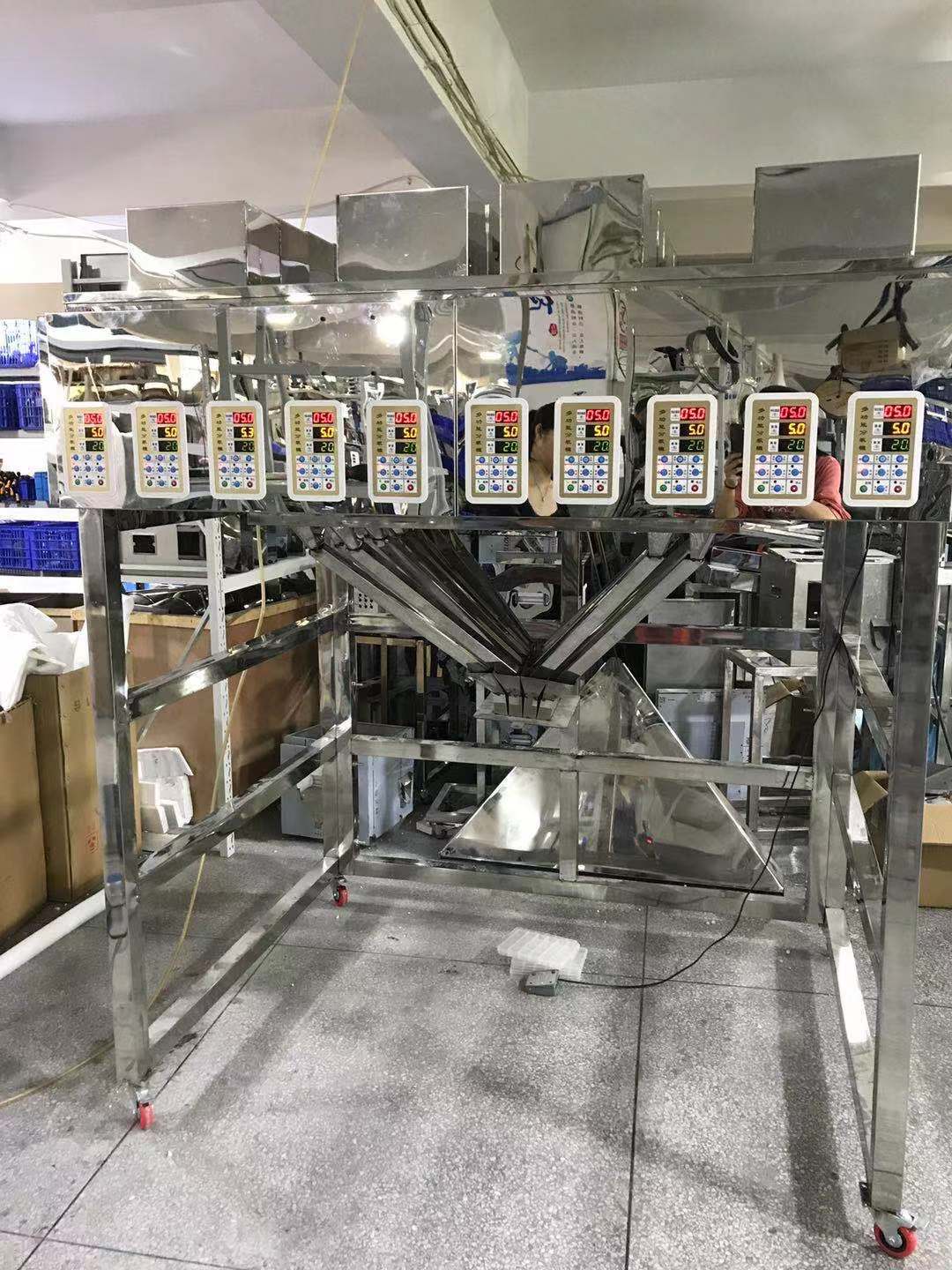塑料钮扣自动分装机-24头颗粒分装计量机精度高