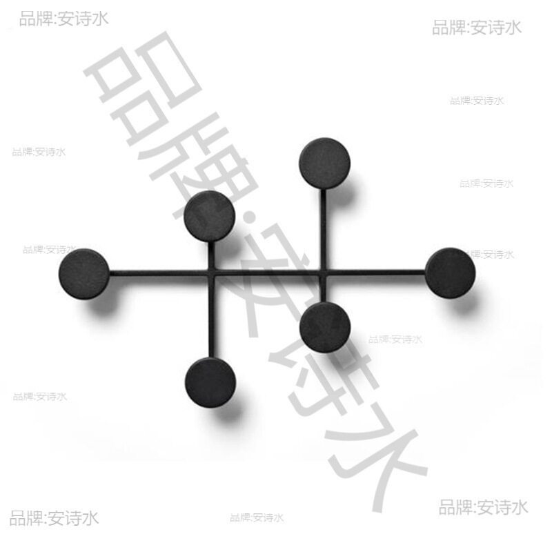 简约门后免打孔壁挂衣帽置物架