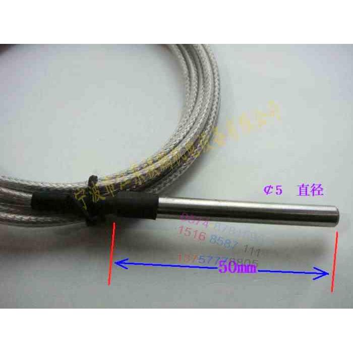 温度传感器CU50 PT100传感器 测温探头 耐酸传感器感温探头热电阻