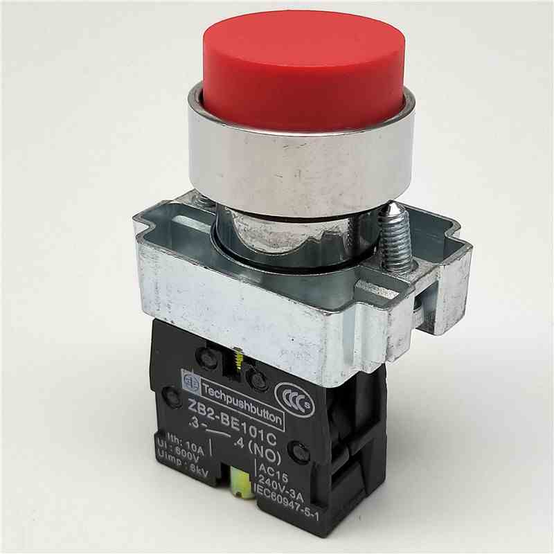 22mm自动复位点动高凸头XB2-BL42C红色按钮开关一常闭ZB2-BE102C