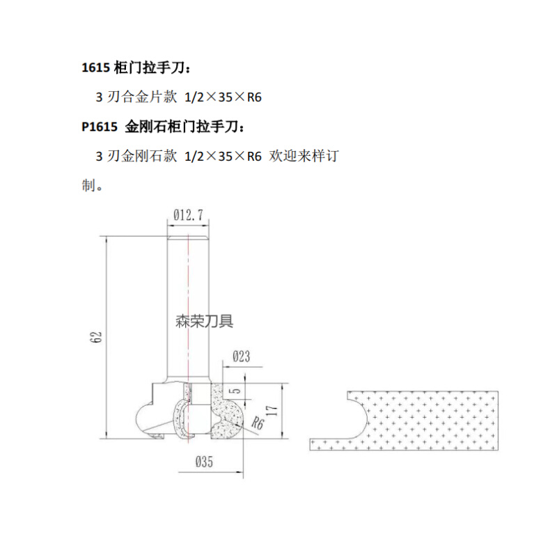 。川木 指甲状型线条刀类 二弧指甲刀1/4*1/2 木工专业刃具