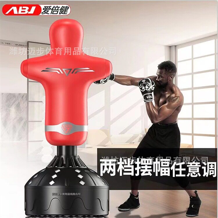 沙袋厂家直供批发吊式沙拳击袋不倒翁硅胶假人水桶沙桶泰式健身