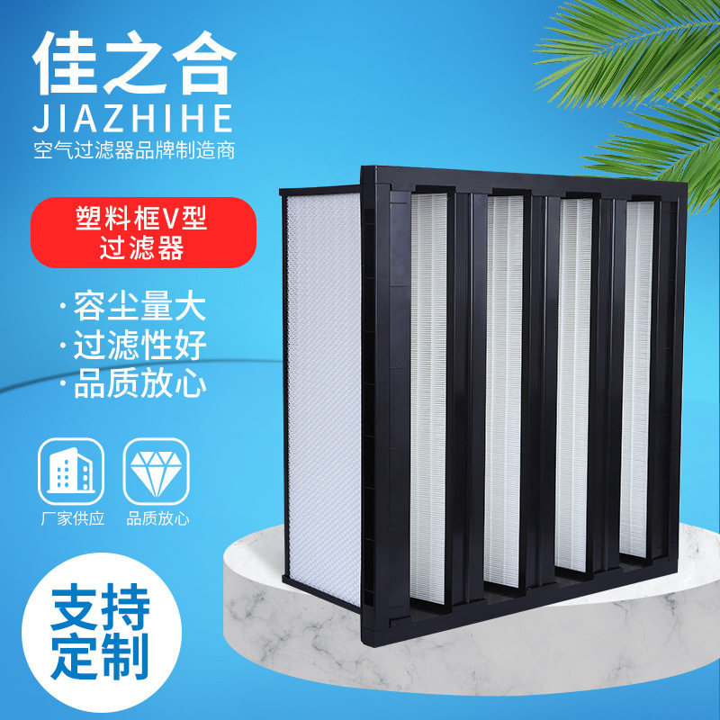 大风量W/V型密折高效过滤器