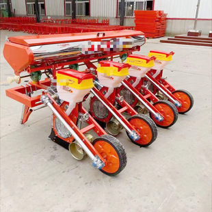 悬浮式脱粒施肥四轮播种机玉米农业大豆点播撕皮机拖拉机免耕