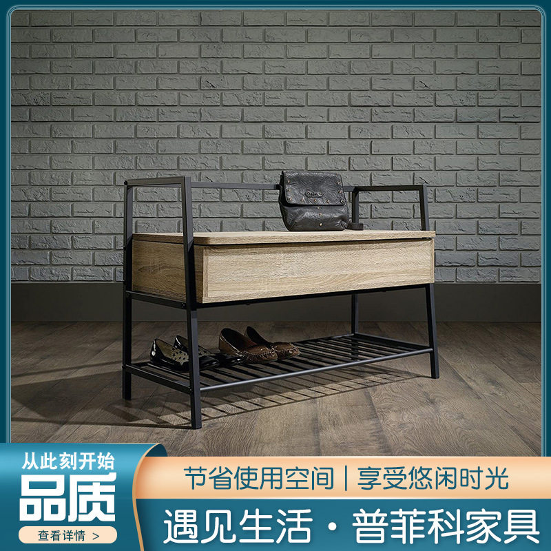 换鞋凳家用门口穿鞋凳鞋子收纳柜创意试衣间入户换鞋衣帽间凳子