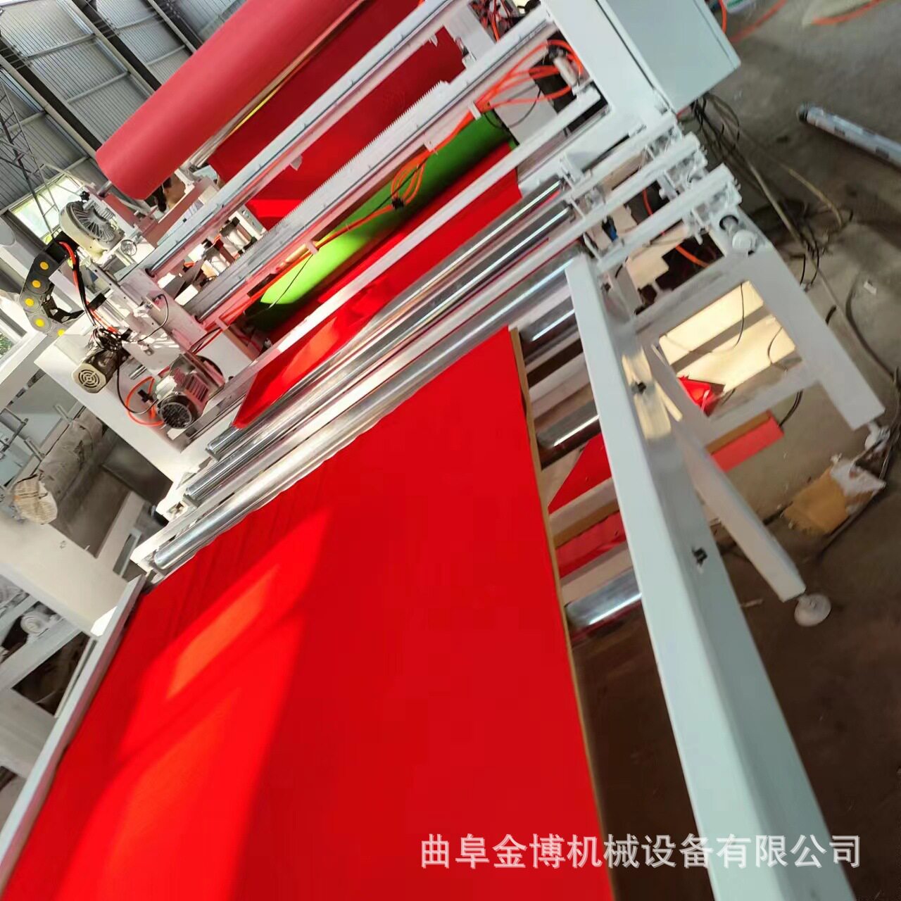 薄密度板双面涂胶植绒复合机