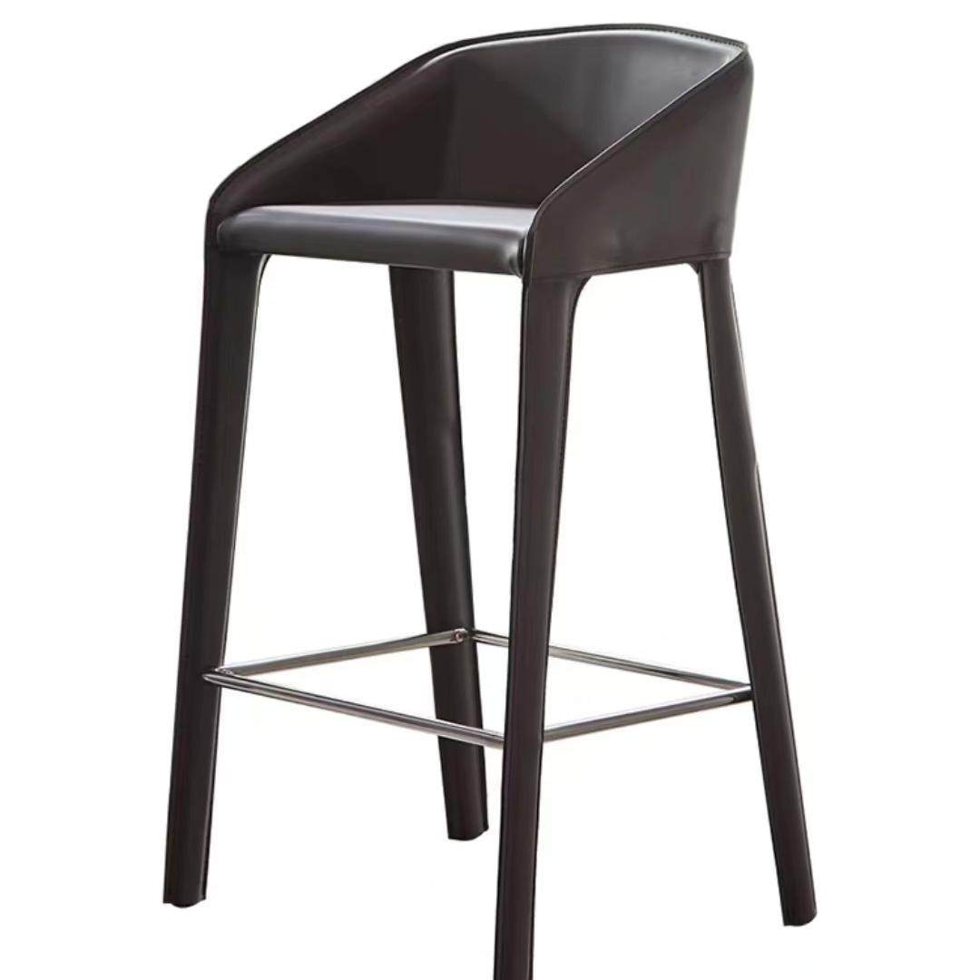 轻奢意式吧台椅马鞍皮吧椅现代简约靠背高脚凳咖啡厅酒吧清吧凳,鲜花速递/花卉仿真/绿植园艺,其它园艺用品,淘宝优惠券,粉丝福利购,淘宝优惠卷