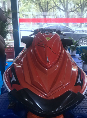 1300CC水上摩托加浮板 快艇 游艇两人三人红色摩托艇