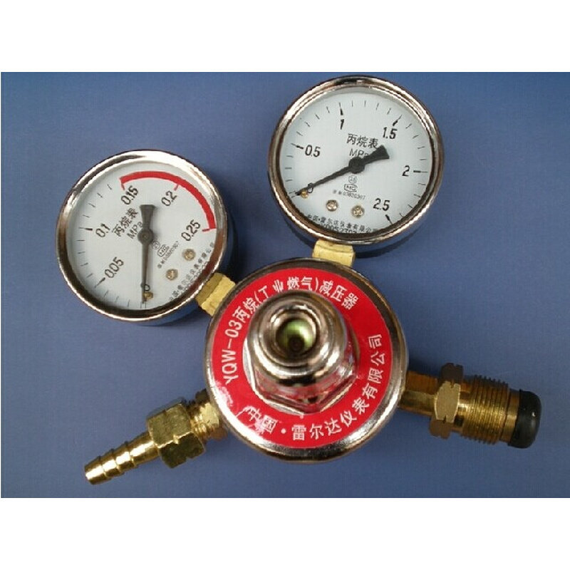 正品雷尔达工业燃气减压器yqw-03a 丙烷减压器气瓶减压器[实体店]