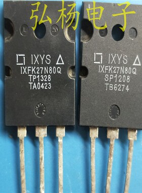 IXFK27N80Q 进口原装拆机 27N80 大功率场效应管 27A 800V TO-264
