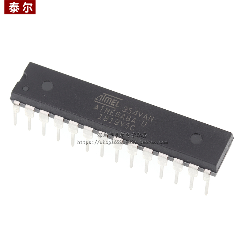 直插 全新原装 ATMEGA8A-PU AVR单片机/8K闪存微控制器 DIP-28
