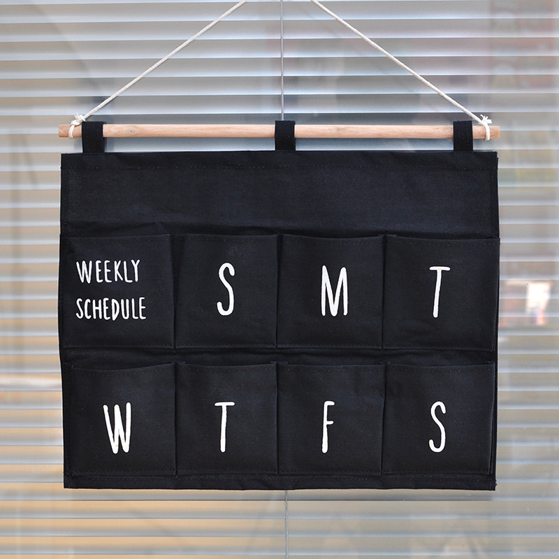 门后电表箱布艺挂袋宿舍床头收纳袋多层卡片壁挂墙挂式衣柜储物袋,办公设备/耗材/相关服务,办公线材,淘宝优惠券,粉丝福利购,淘宝优惠卷