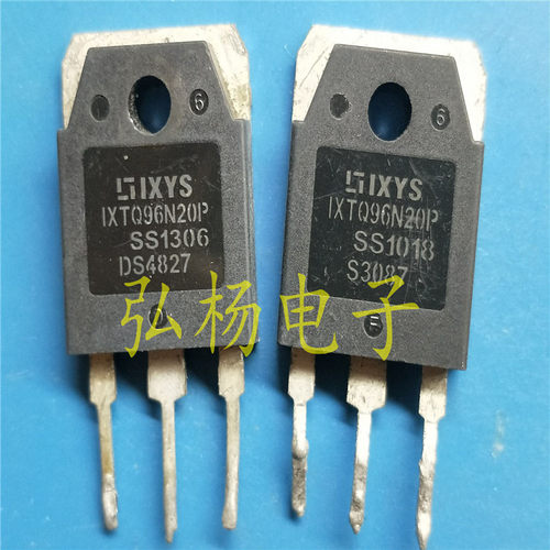 原装进口拆机 IXTQ96N20P 96A/200V/600W/0.024 参数测试包上机