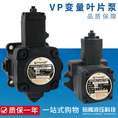 正品格耀VP-20-FA3 GEYAO 液压泵30/40 变量叶片泵油泵液压站泵头