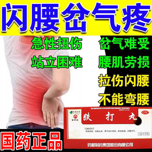 普济堂腰疼专用药急性闪腰岔气疼腰肌劳损肌肉拉伤活血化瘀跌打丸