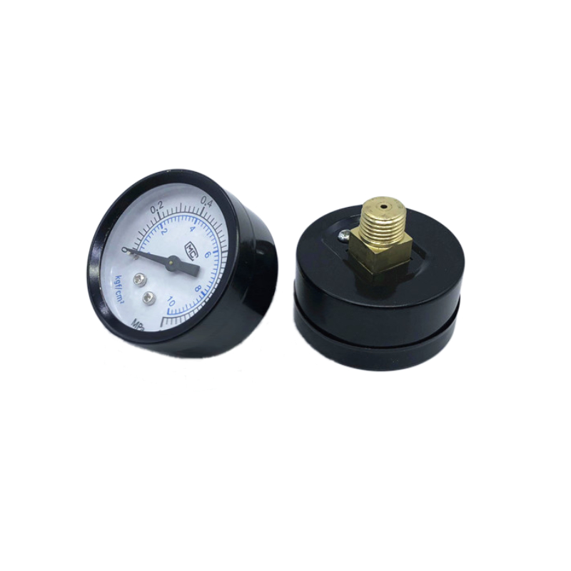 轴向2分外螺纹 Y-50压力表 50mm表面 1/4气压表 0-10公斤0-1MPA