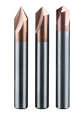 钨钢倒角刀二刃三刃4590度60度120度倒角铣刀加工中心合金内孔