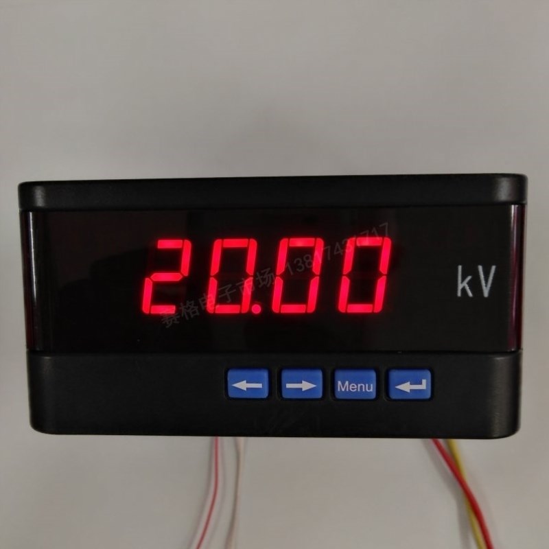 表/ 数显AC100V电压表二次交流50KV100KV15KV20KV3KV-SX48数字KV