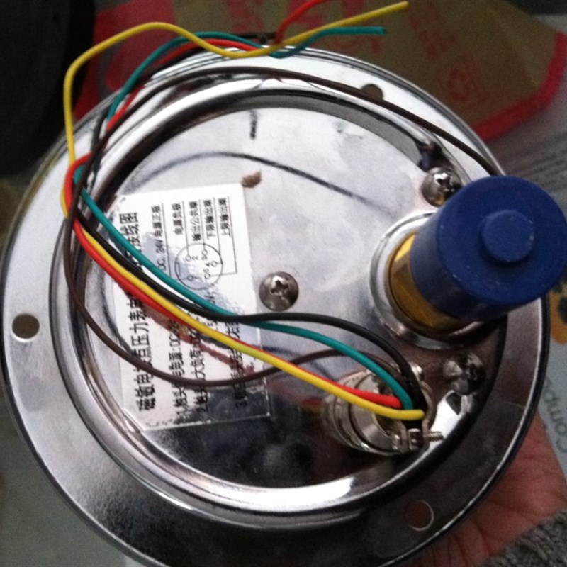 磁敏抗震电接点压力表40MPa,五线 4线,无锡压力仪表厂YXK100III